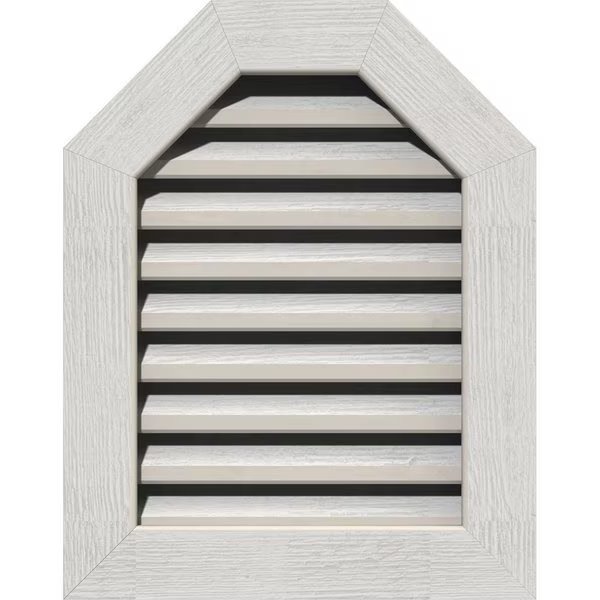 Octagonal Top Gable Vent Western Red Cedar Gable Vent w/1